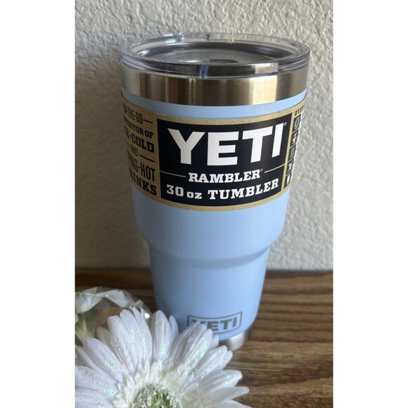 Yeti Other - YETI Rambler Tumbler MagSlider Lid Vacuum Insulated Big Sky Blue 30 Oz
